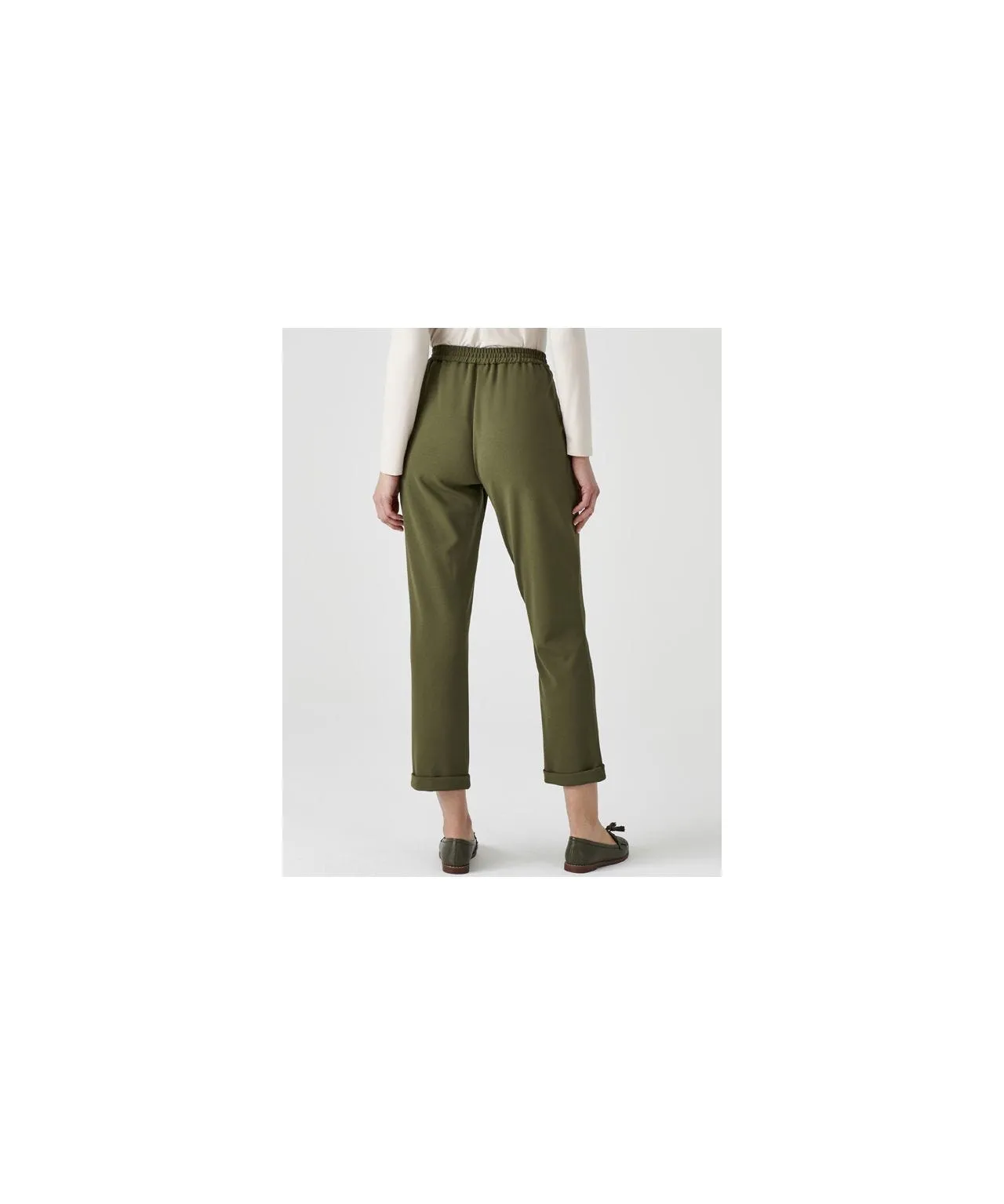 Jersey Stretch Trousers 7/8 Length