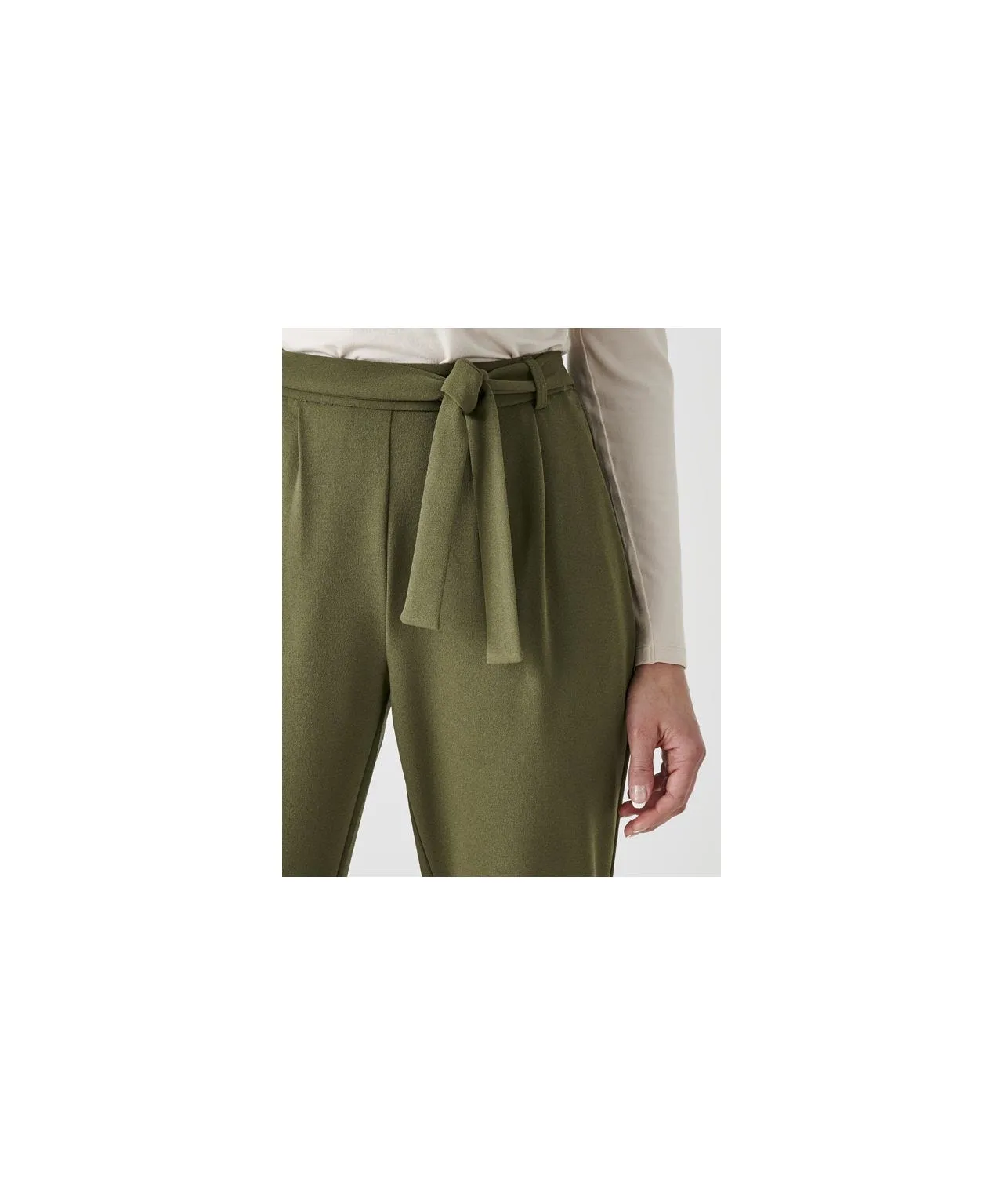 Jersey Stretch Trousers 7/8 Length