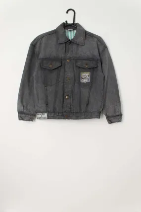 Casucci Cloth for Flying Small 80s Grey Denim Jacket