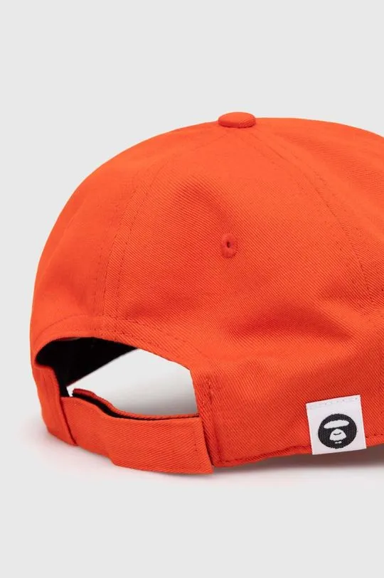 Orange AAPE Cotton Baseball Cap AAPCPM5257XXM