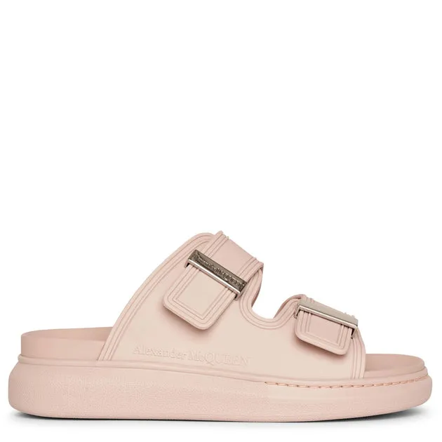 Alexander McQueen Hybrid Slide Sandals Tea Rose