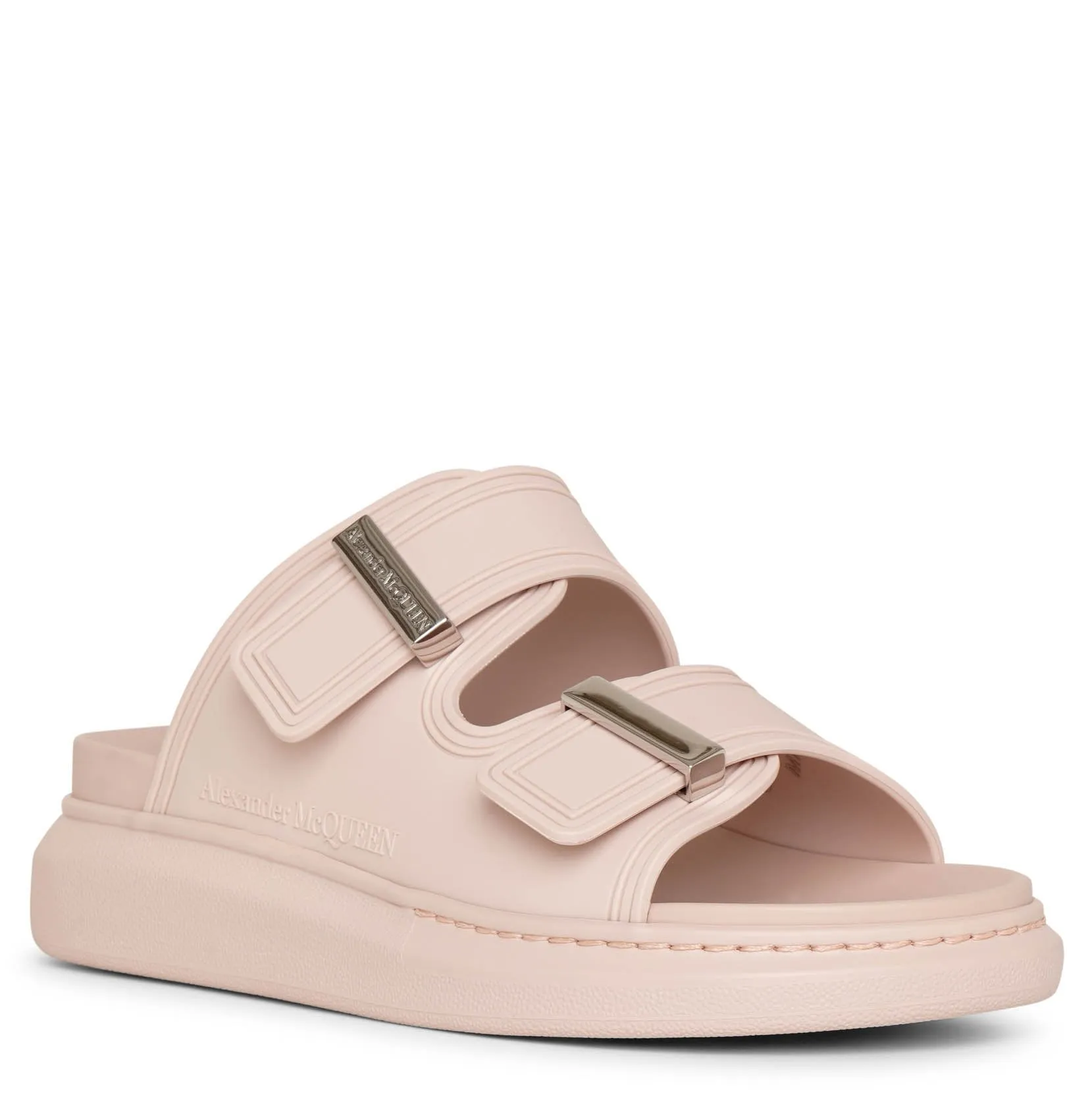 Alexander McQueen Hybrid Slide Sandals Tea Rose