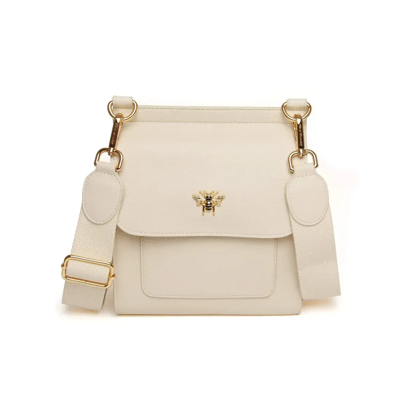 Alice Wheeler Bloomsbury Crossbody Bag Pastel Cream