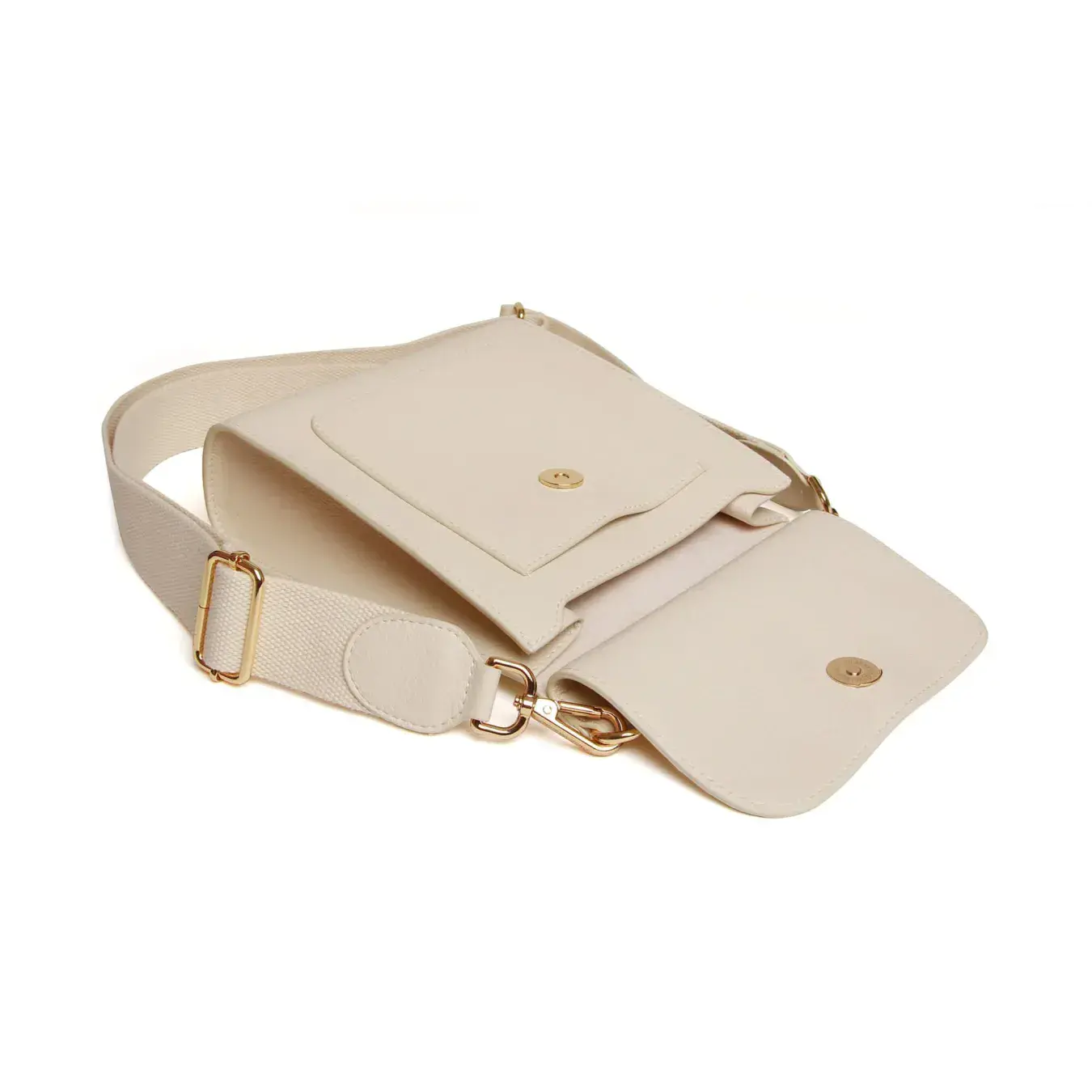 Alice Wheeler Bloomsbury Crossbody Bag Pastel Cream