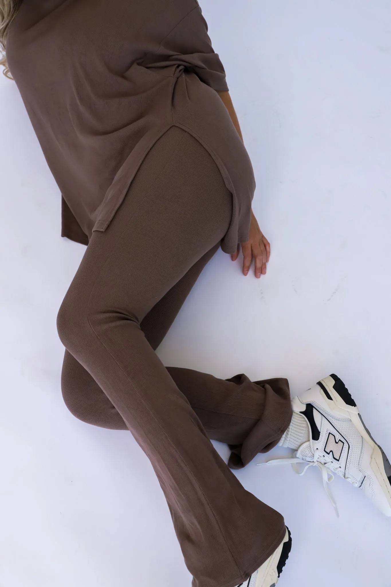 Taupe Brown Weekend Lounge Pant Set