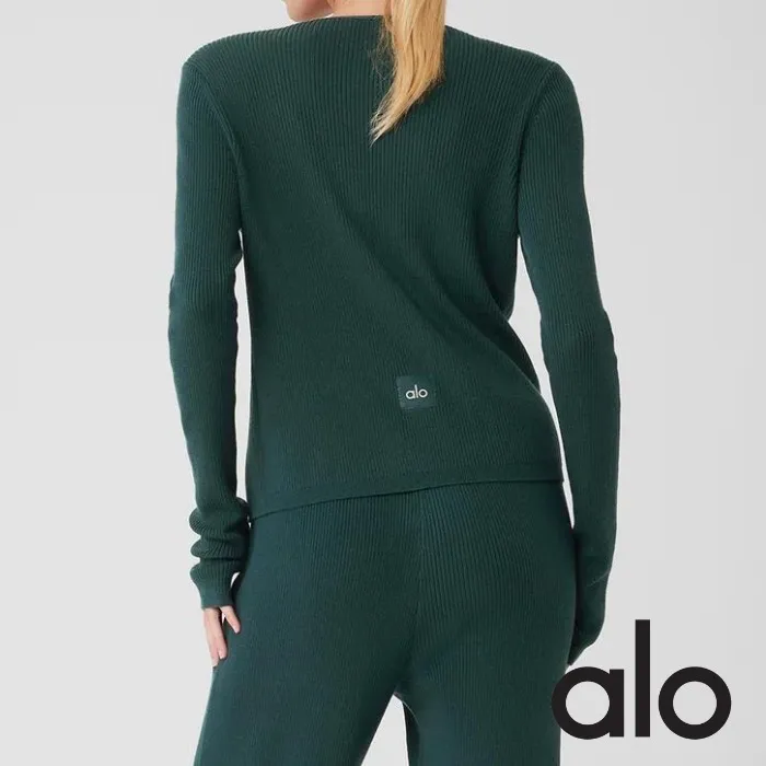 ALO Yoga Logo Cardigans - Shop Now.