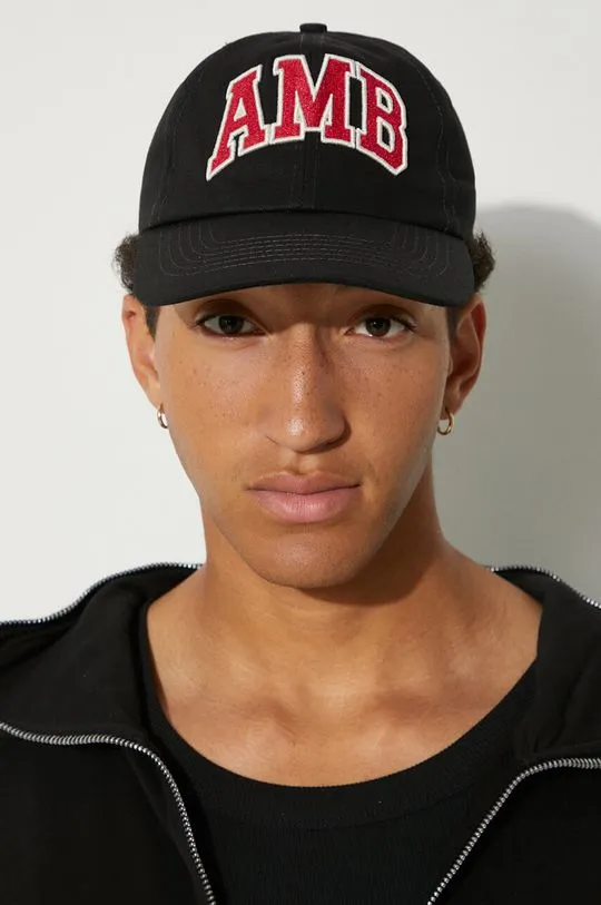 AMBUSH black cotton baseball cap BMLB002F24FAB0011028 tap