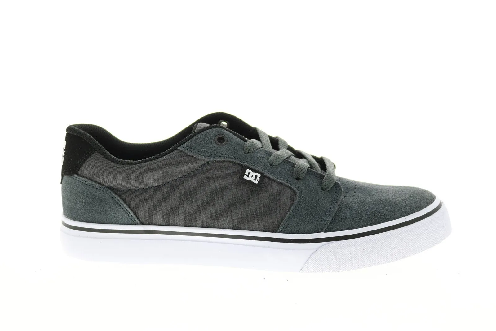 Anvil 303190-DSW Men's Gray Suede Skate Sneakers