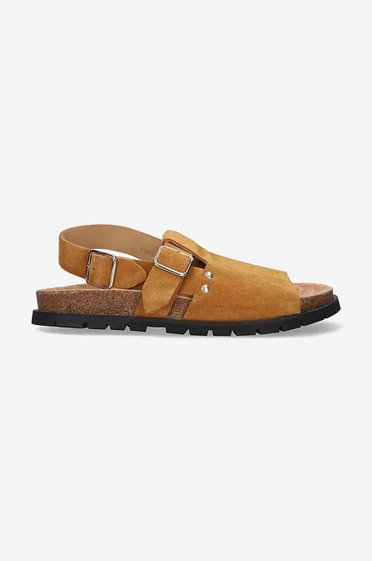 A.P.C. Brown Suede Noe Women's Sandals