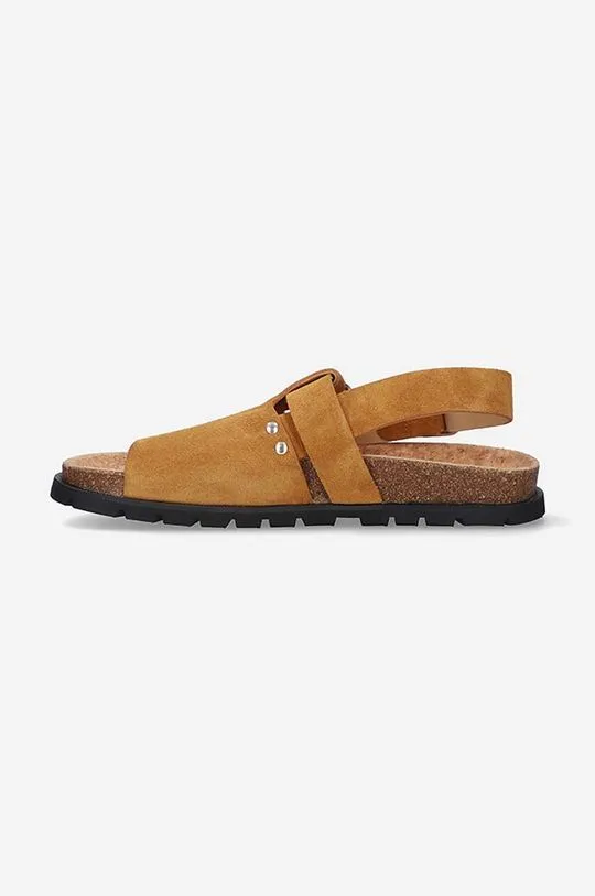 A.P.C. Brown Suede Noe Women's Sandals