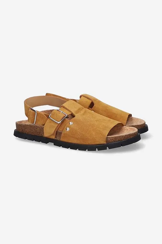 A.P.C. Brown Suede Noe Women's Sandals