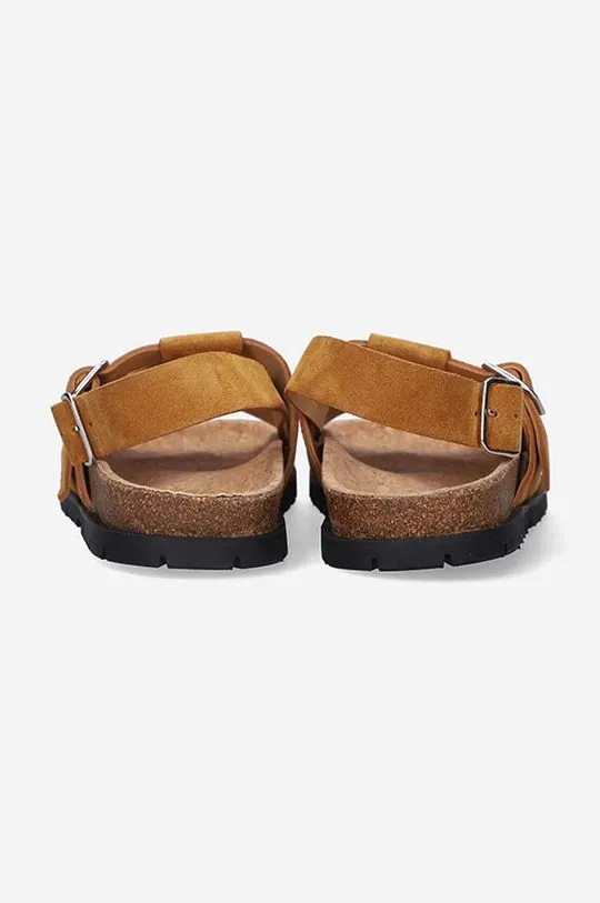 A.P.C. Brown Suede Noe Women's Sandals