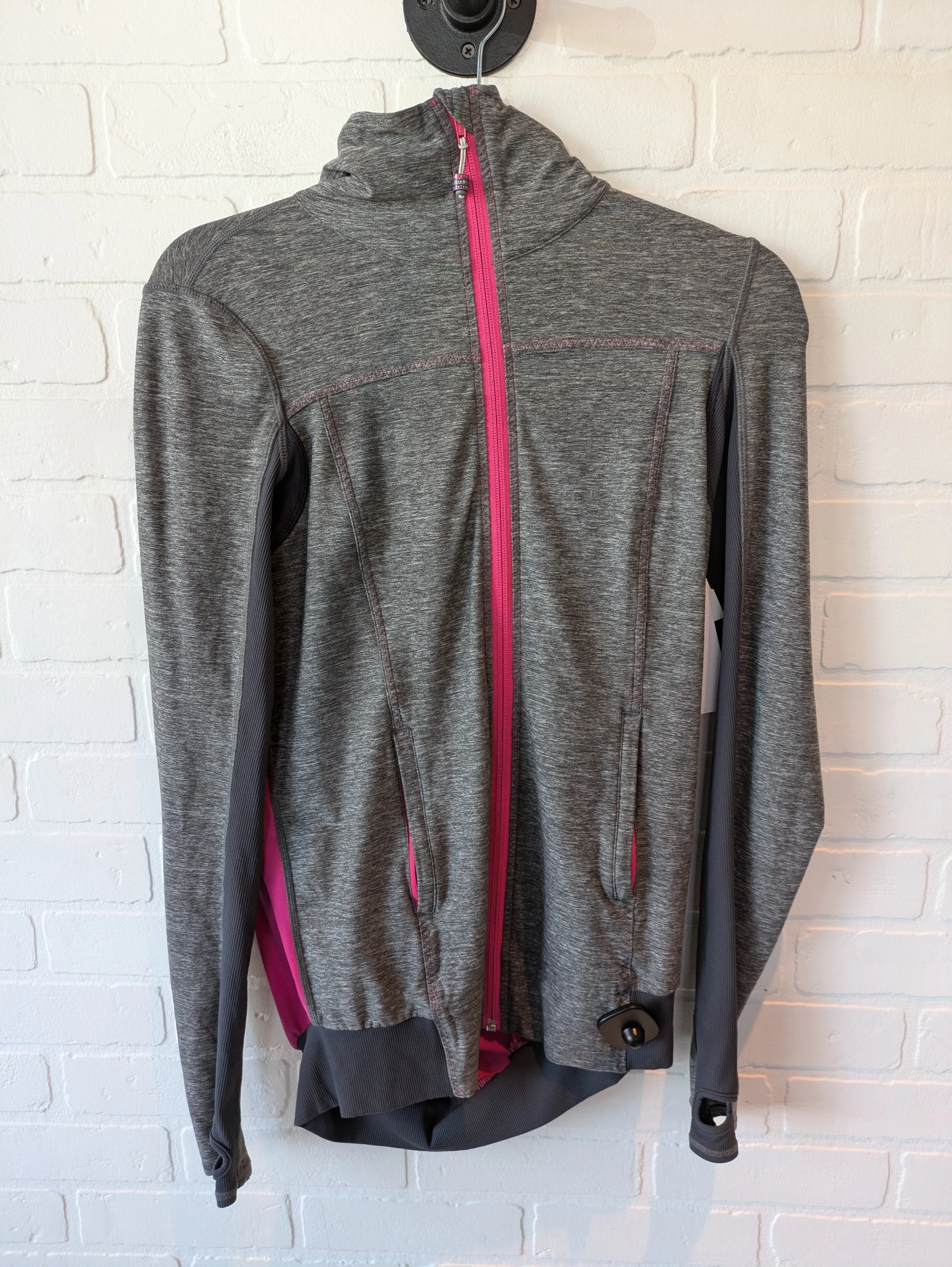 Lululemon Grey Pink Athletic Jacket Size S