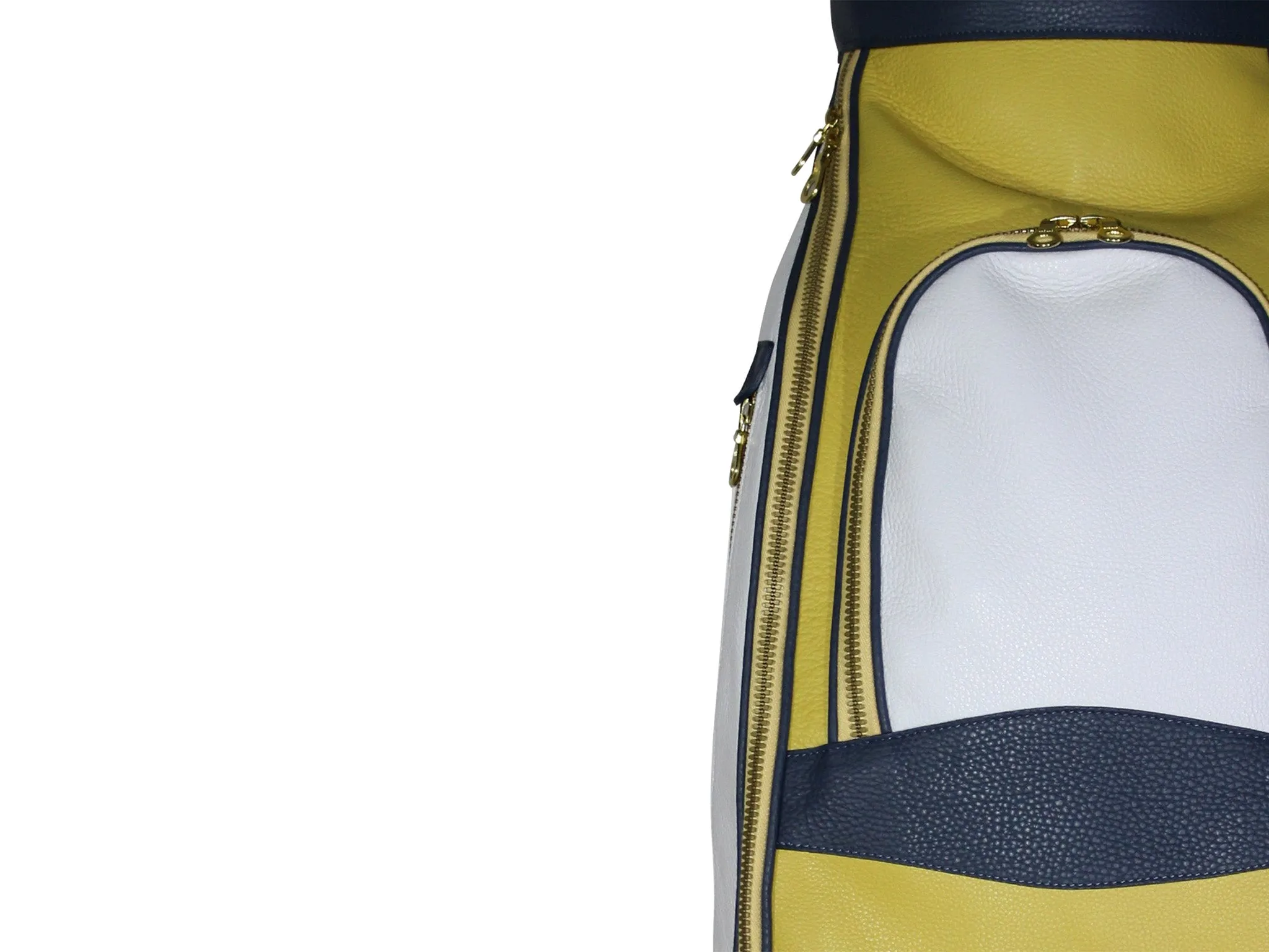 Atletico Golf Bag White Yellow Navy - Optimal for SEO