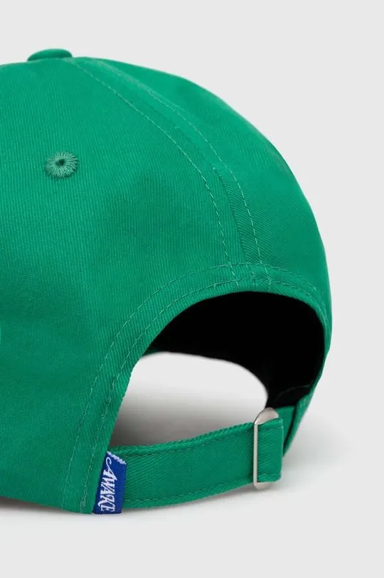 Green Awake NY Cotton Baseball Cap Logo Hat SP24-HT004