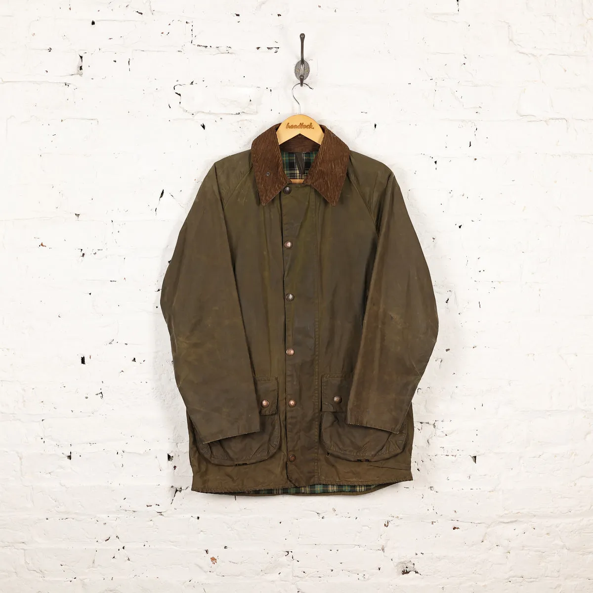 Barbour Wax Jacket Coat Green S - Shop Now