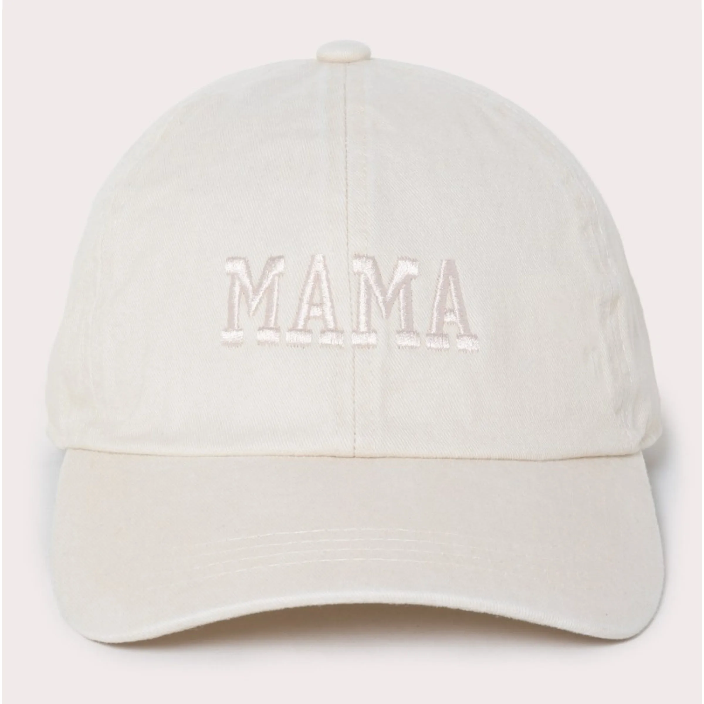 Beige Mom Embroidered Baseball Cap