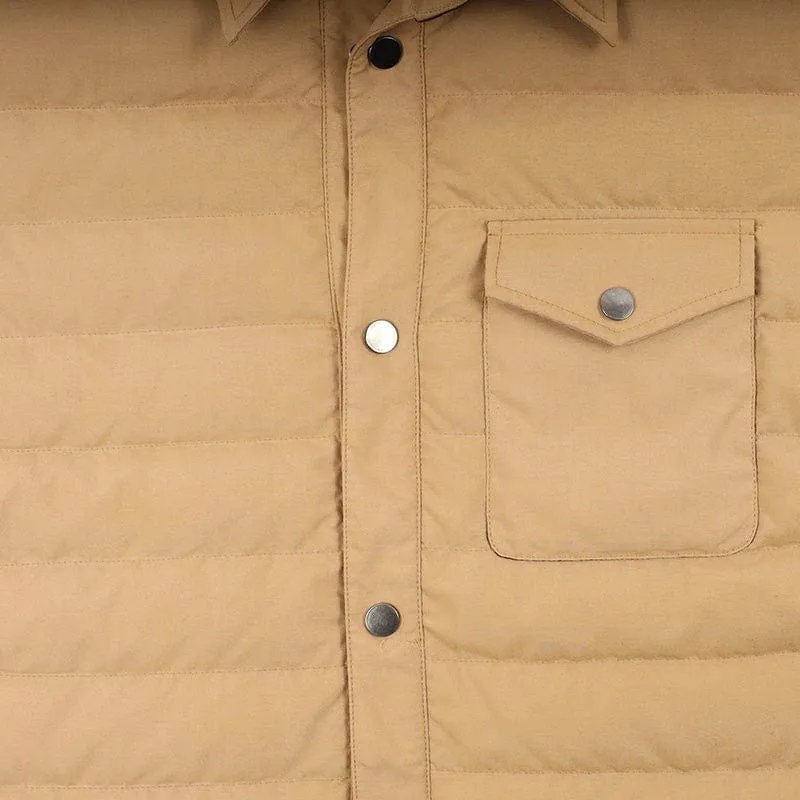 Beige Padded Jacket Outerwear