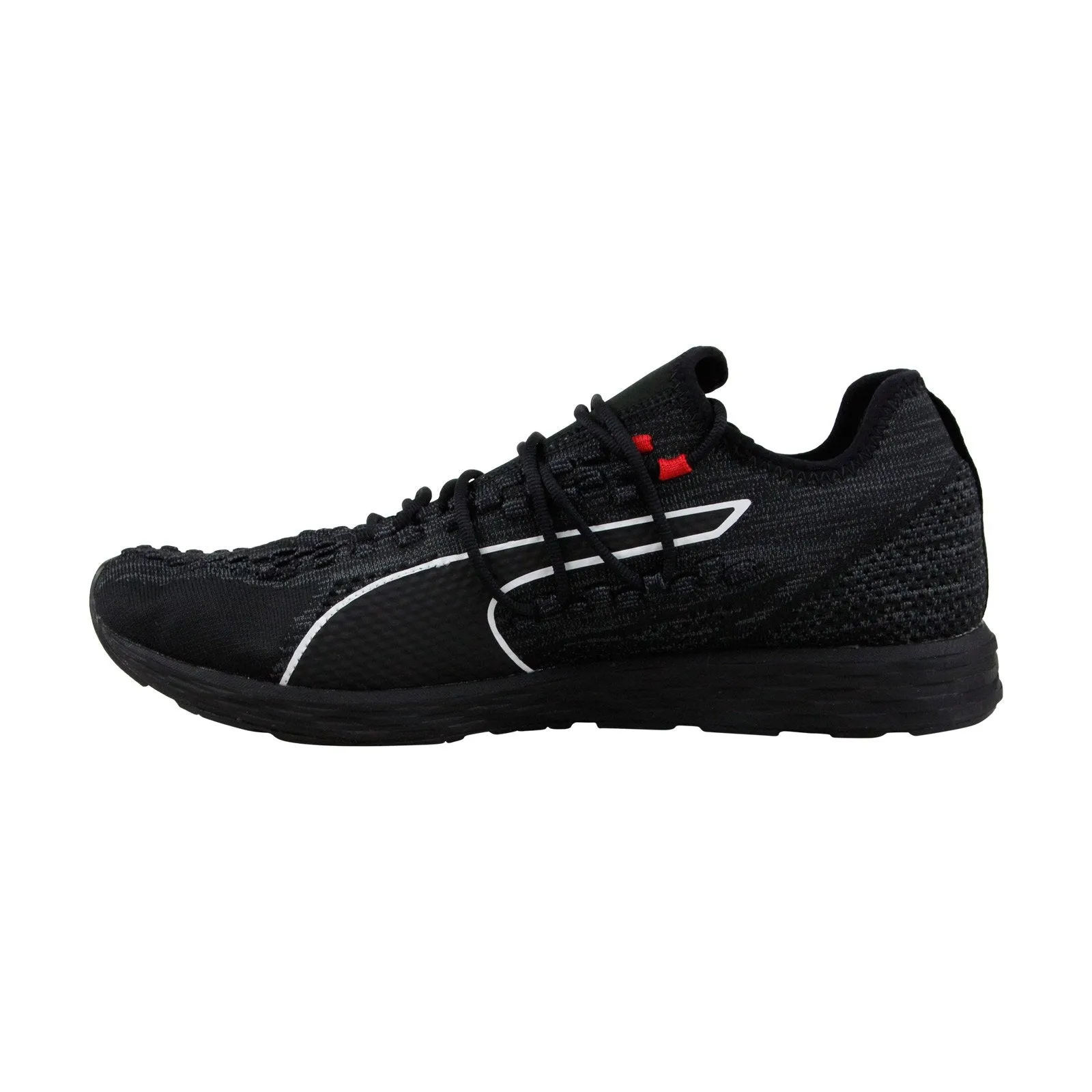 Black Canvas Lace Up Lifestyle Sneakers Shoes Puma Speed 300 Racer 19106201 Mens