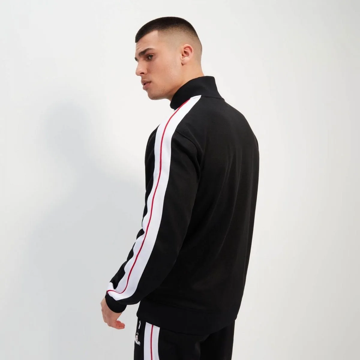 Black Giandoso Track Jacket by Ellesse