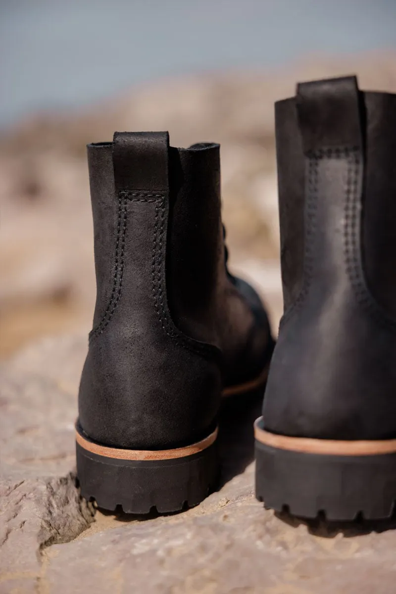 Black Moto Boots for Women