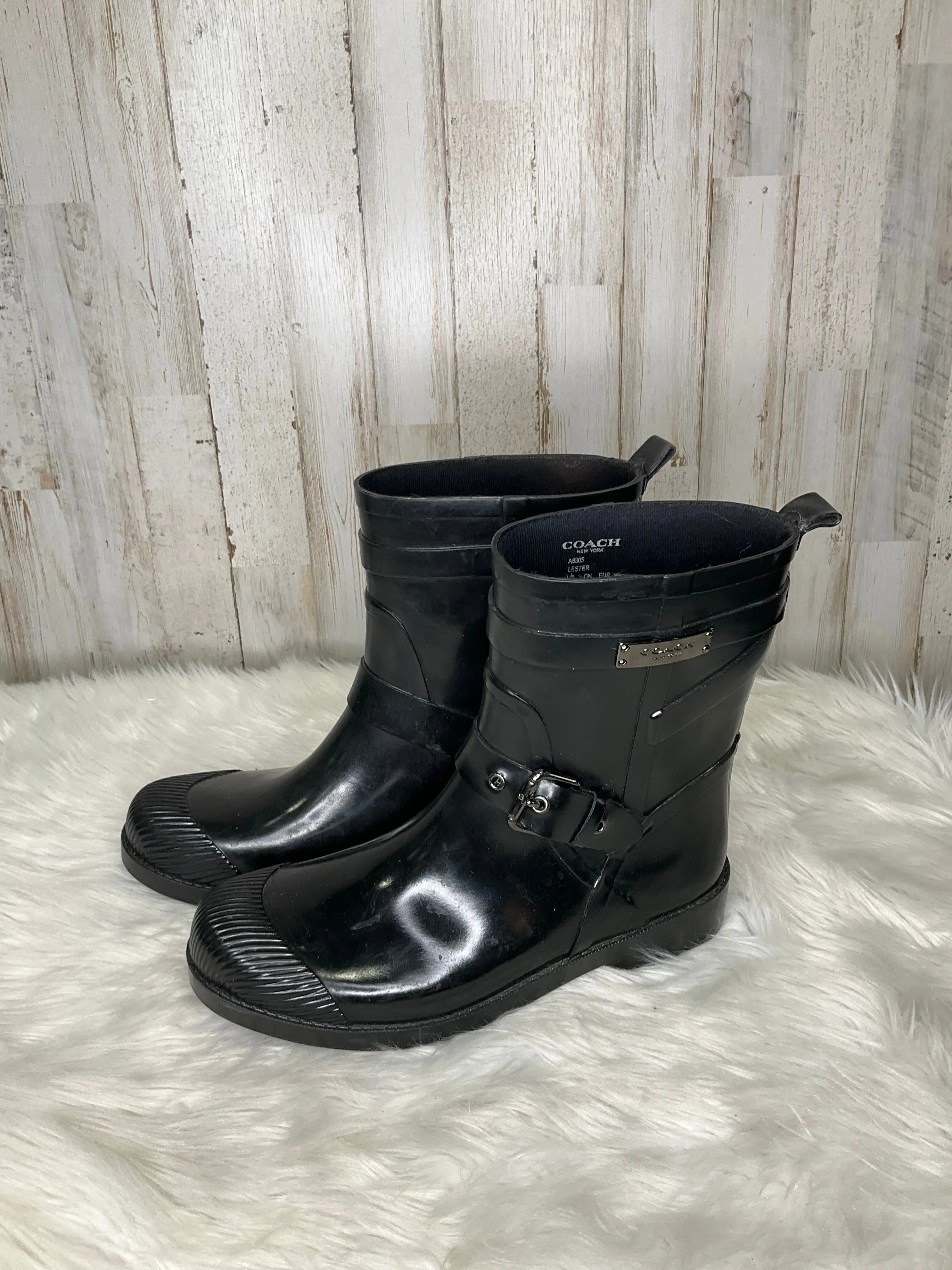 Coach Rain Boots Size 7