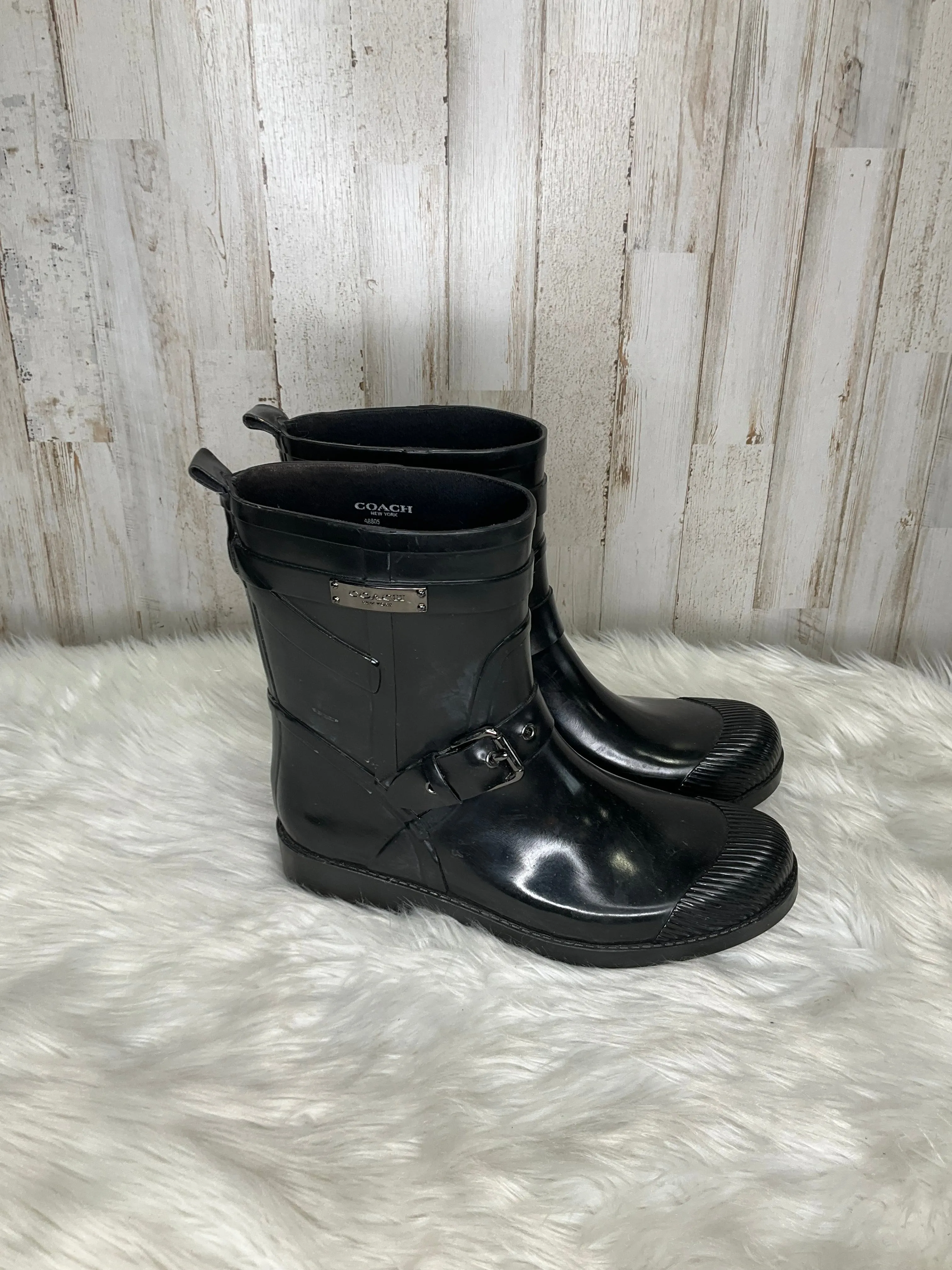 Coach Rain Boots Size 7