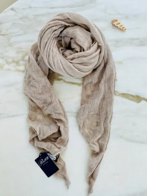 Organic cashmere scarf by Botto Giuseppe