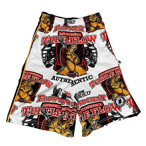 Boys Turtle Print Swim Trunks - Attack Shorts