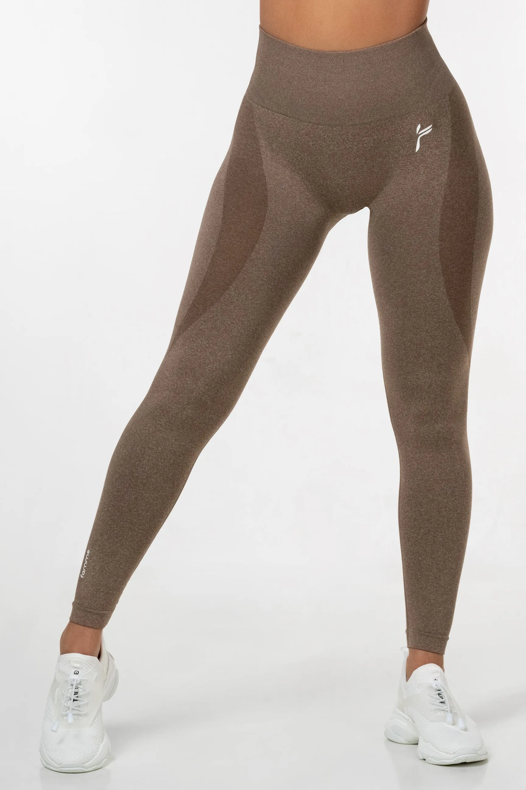 Brown Active Leggings