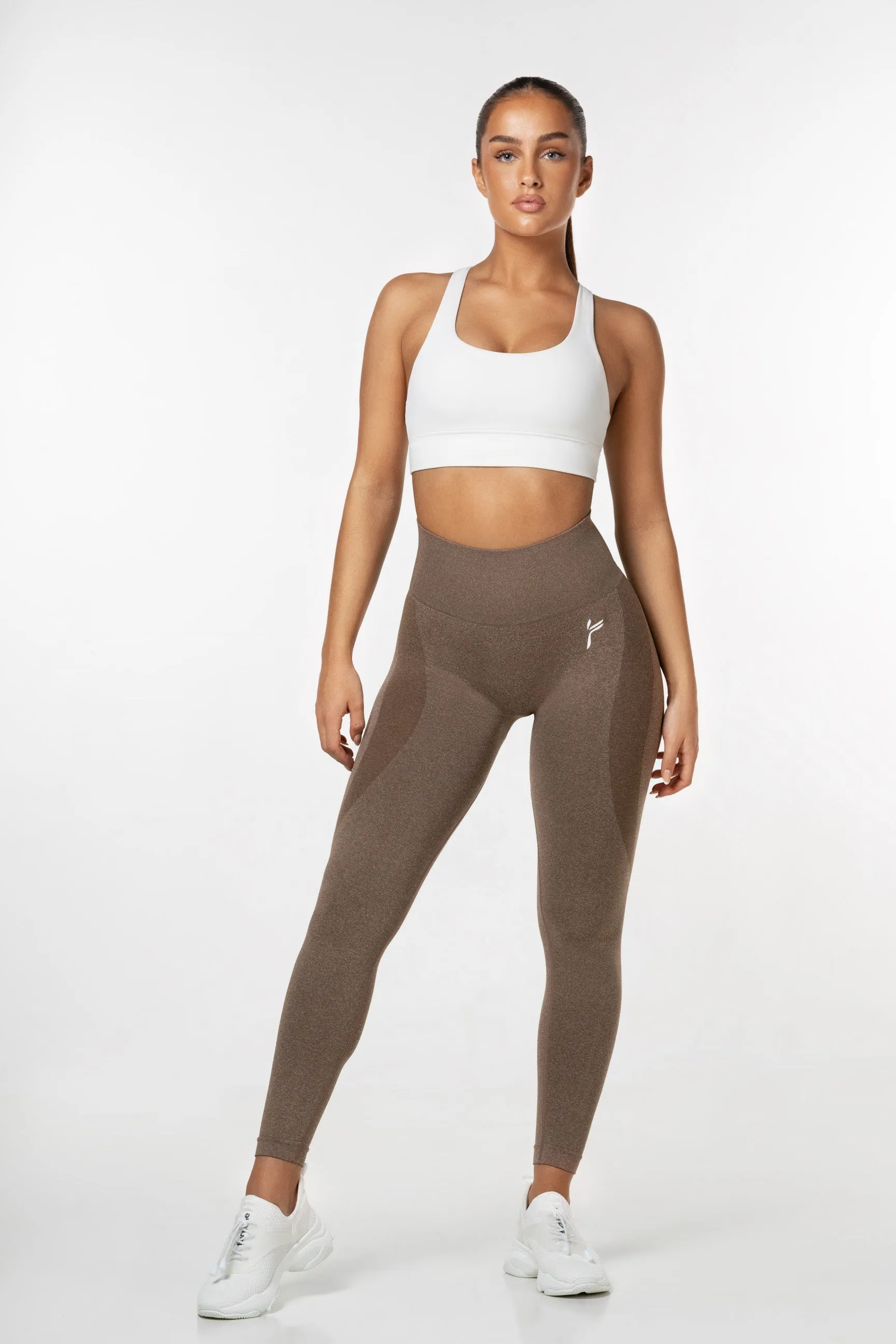 Brown Active Leggings