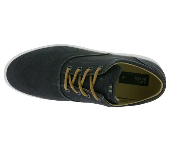 BULLBOXER Sneakers Uomo in Tela con Plantare Estraibile City Shoes 759K23956S T059 Nero