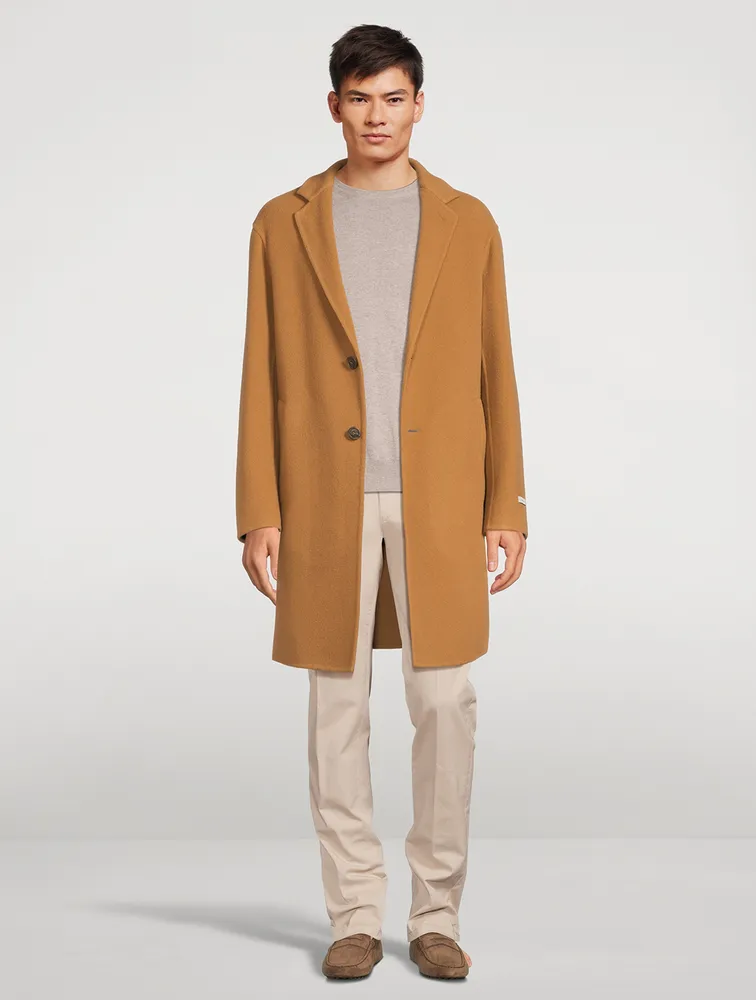 CANALI Wool-Blend Oversized Coat can be rewritten as CANALI Wool Blend Large Coat for better search engine optimization.