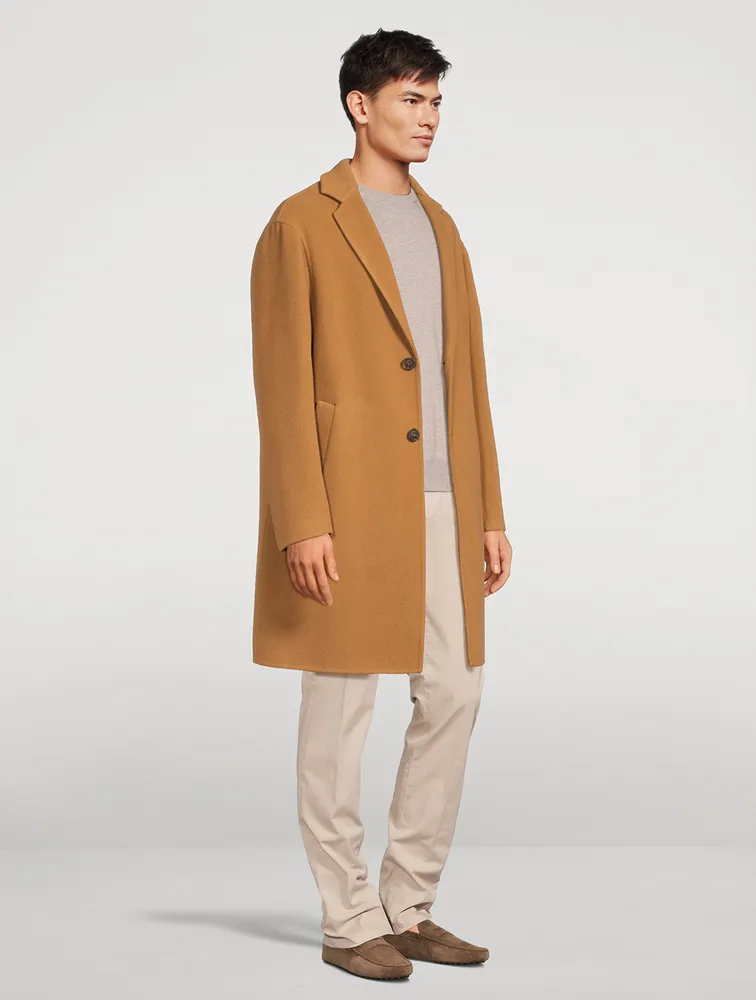 CANALI Wool-Blend Oversized Coat can be rewritten as CANALI Wool Blend Large Coat for better search engine optimization.