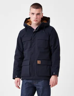 Dark Navy Blue Carhartt-WIP Mentley Jacket