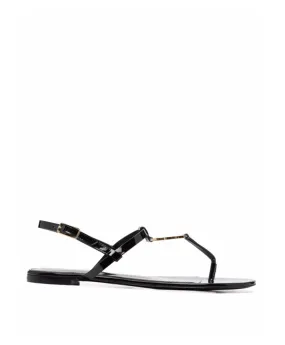 Cassandra designer logo sandals