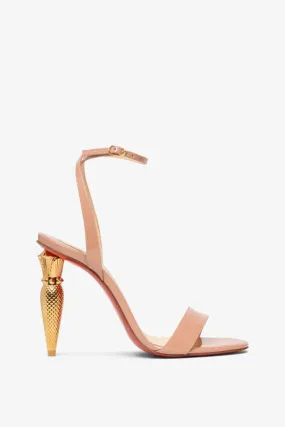 Christian Louboutin Lipqueen 100 Patent Nude Sandals