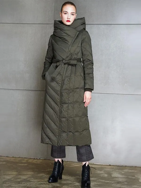 Classic Duck Down Women's Winter Coat Warm Outerwear