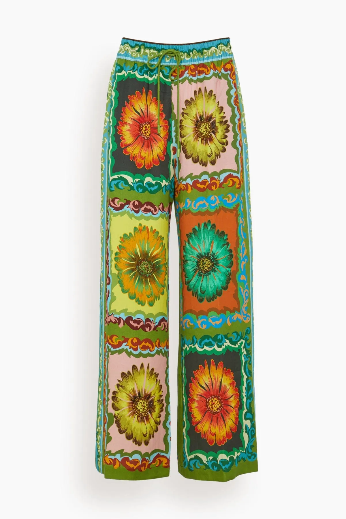 Colorful Disco Daisy Pants