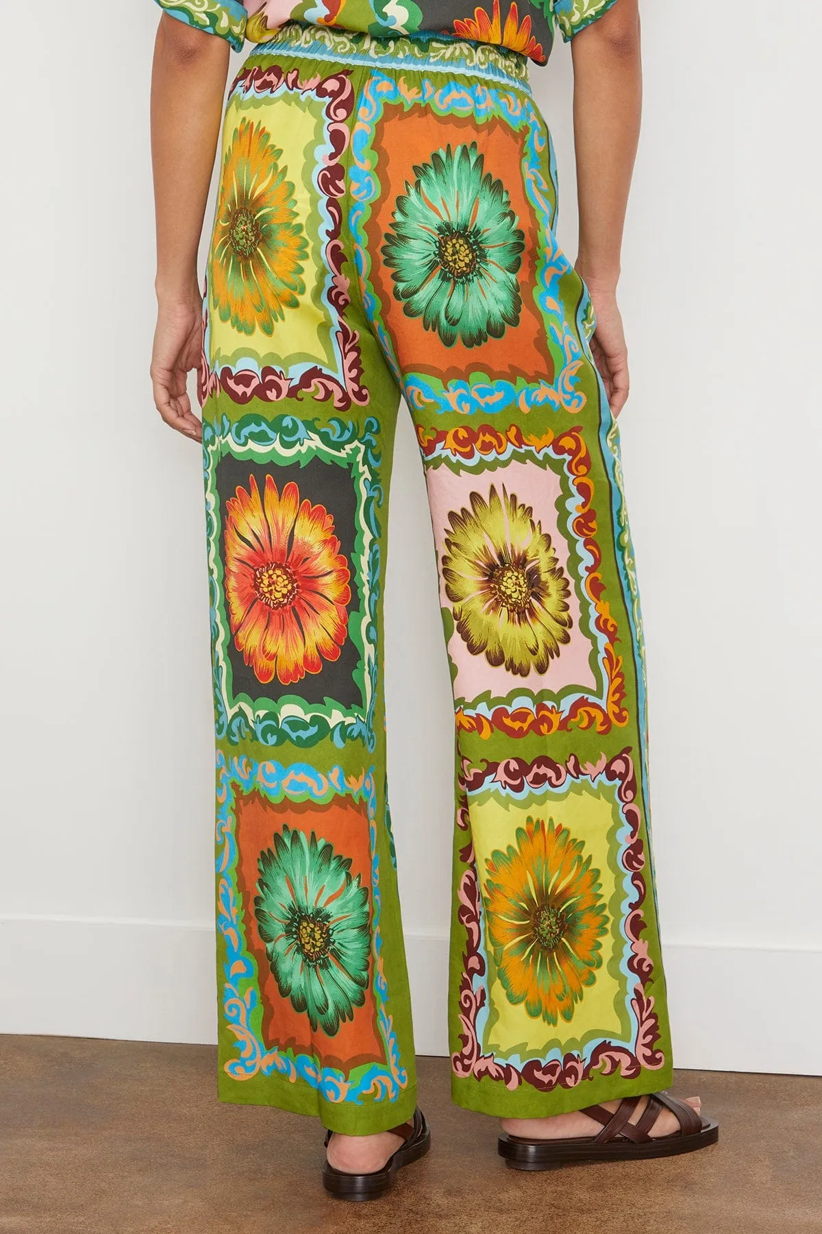 Colorful Disco Daisy Pants