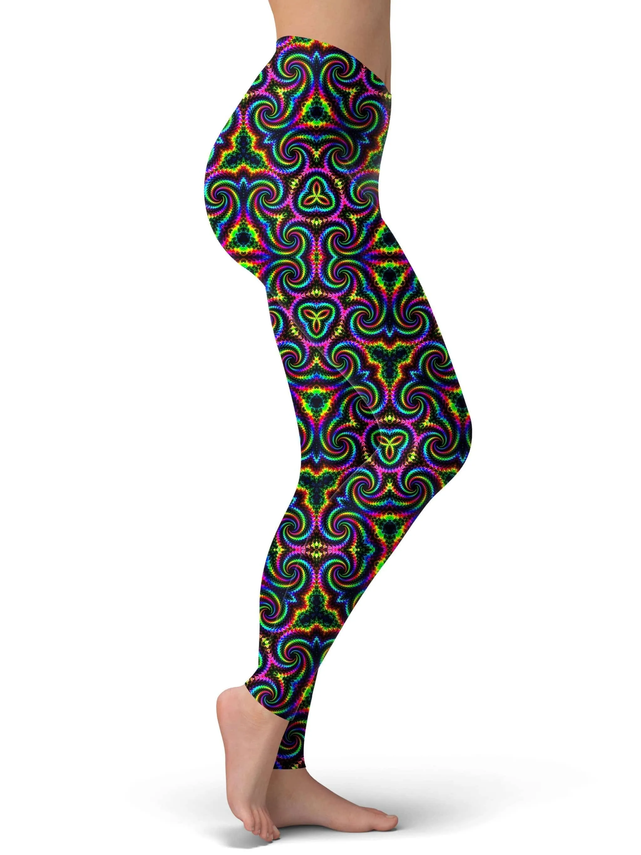 Colorful Flow Pattern Leggings