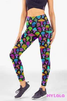 Fungi Curvy Pocket Leggings