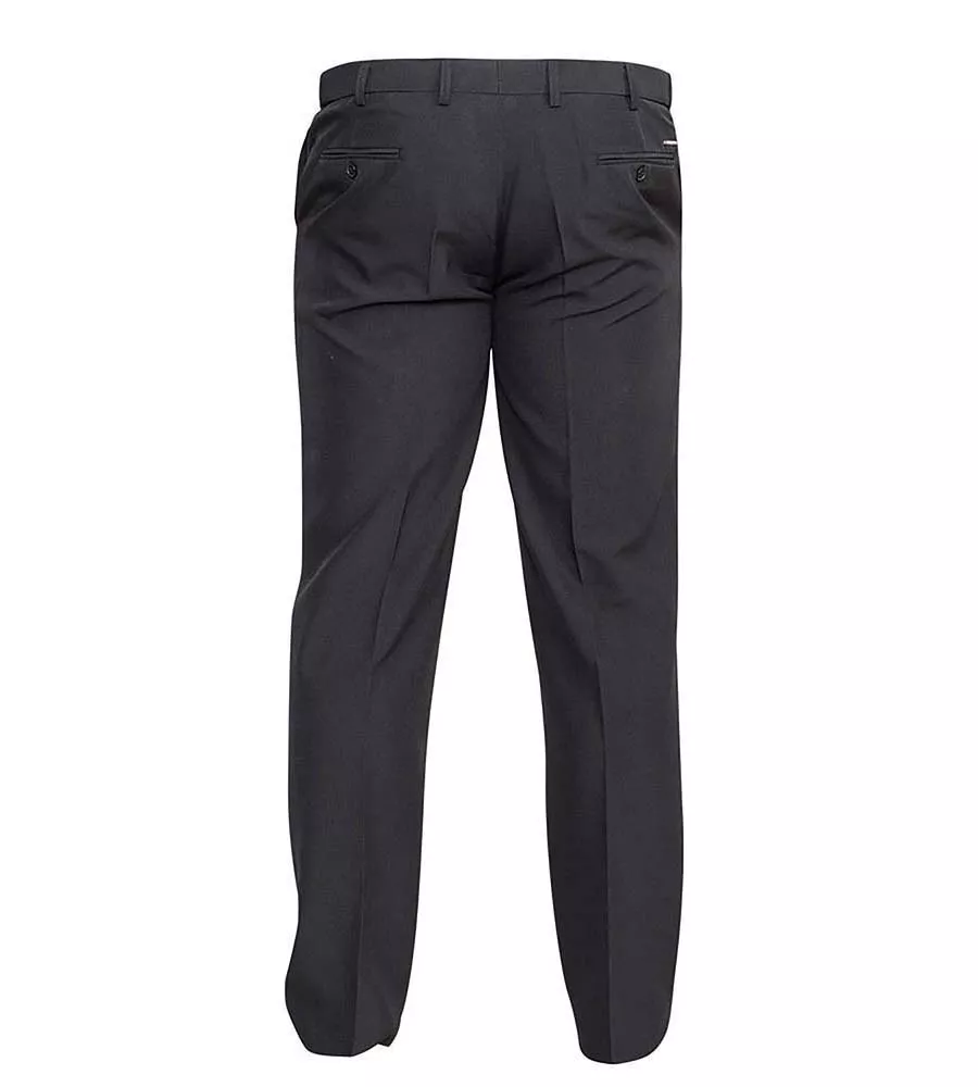 MAX BLACK Big Men's Trousers Adjustable Waist by D555