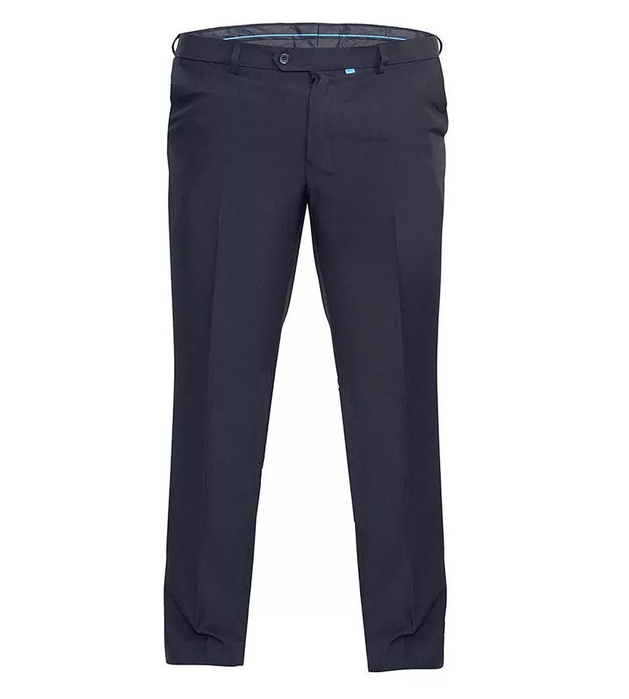 MAX NAVY Big Men's Trousers Adjustable Waist by D555