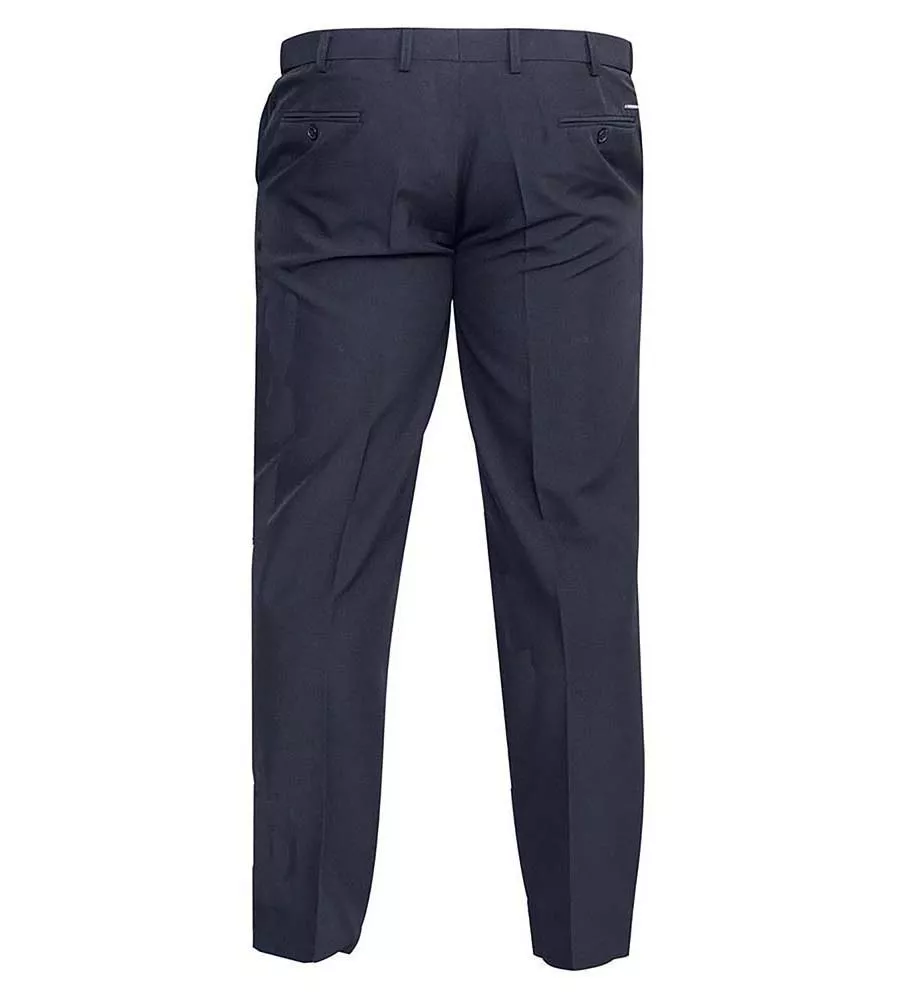 MAX NAVY Big Men's Trousers Adjustable Waist by D555