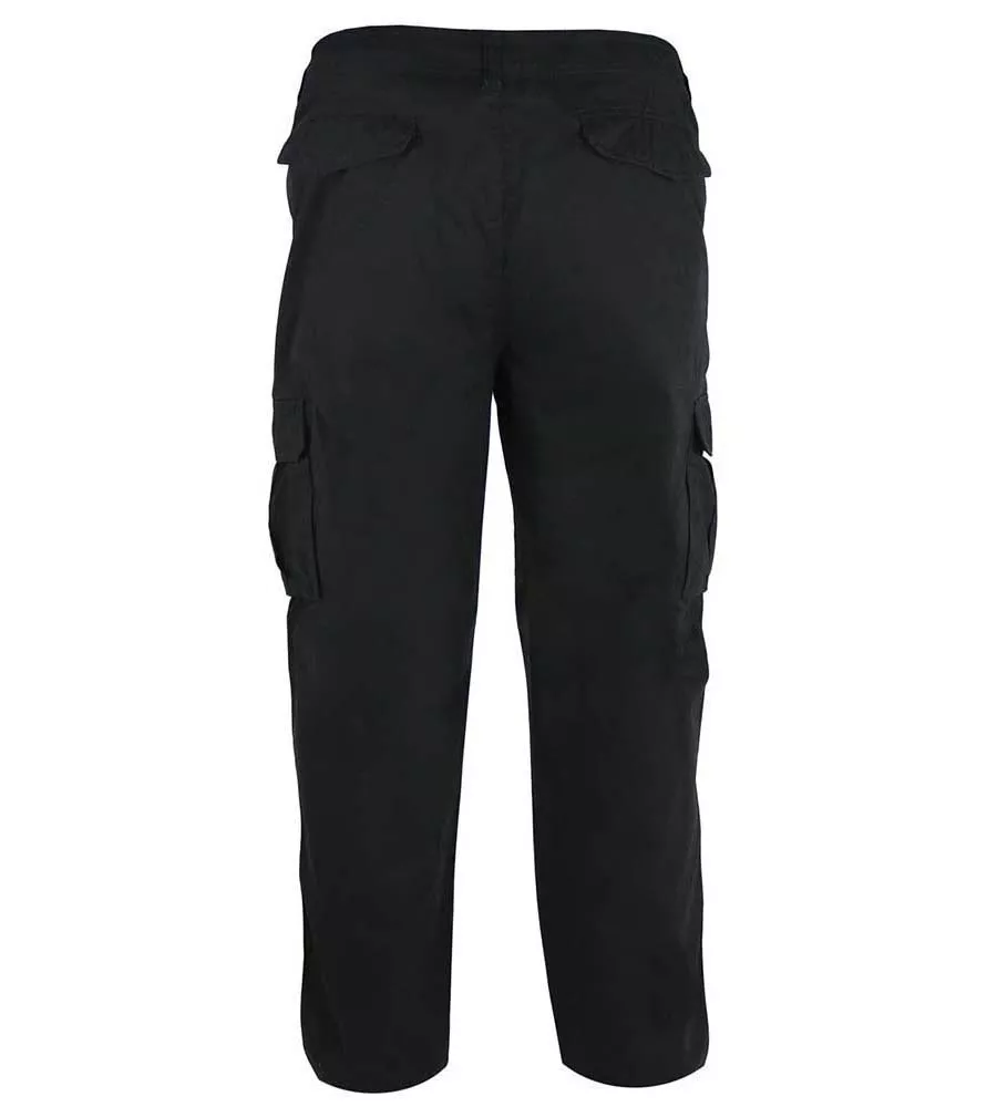 ROBERT Big Men's Cargo Trousers by D555