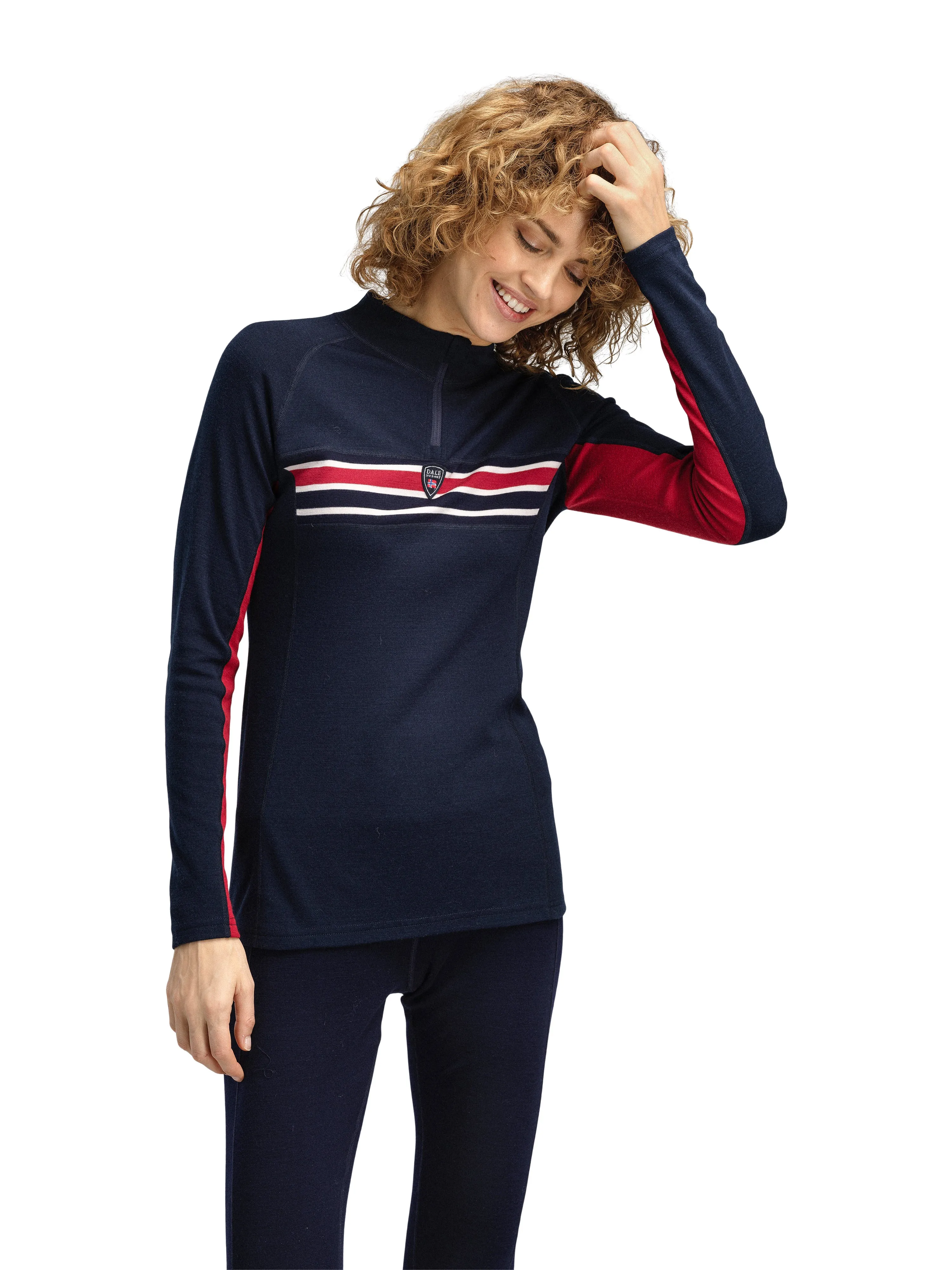 Dale of Norway Women's Aksla Half-Zip Baselayer