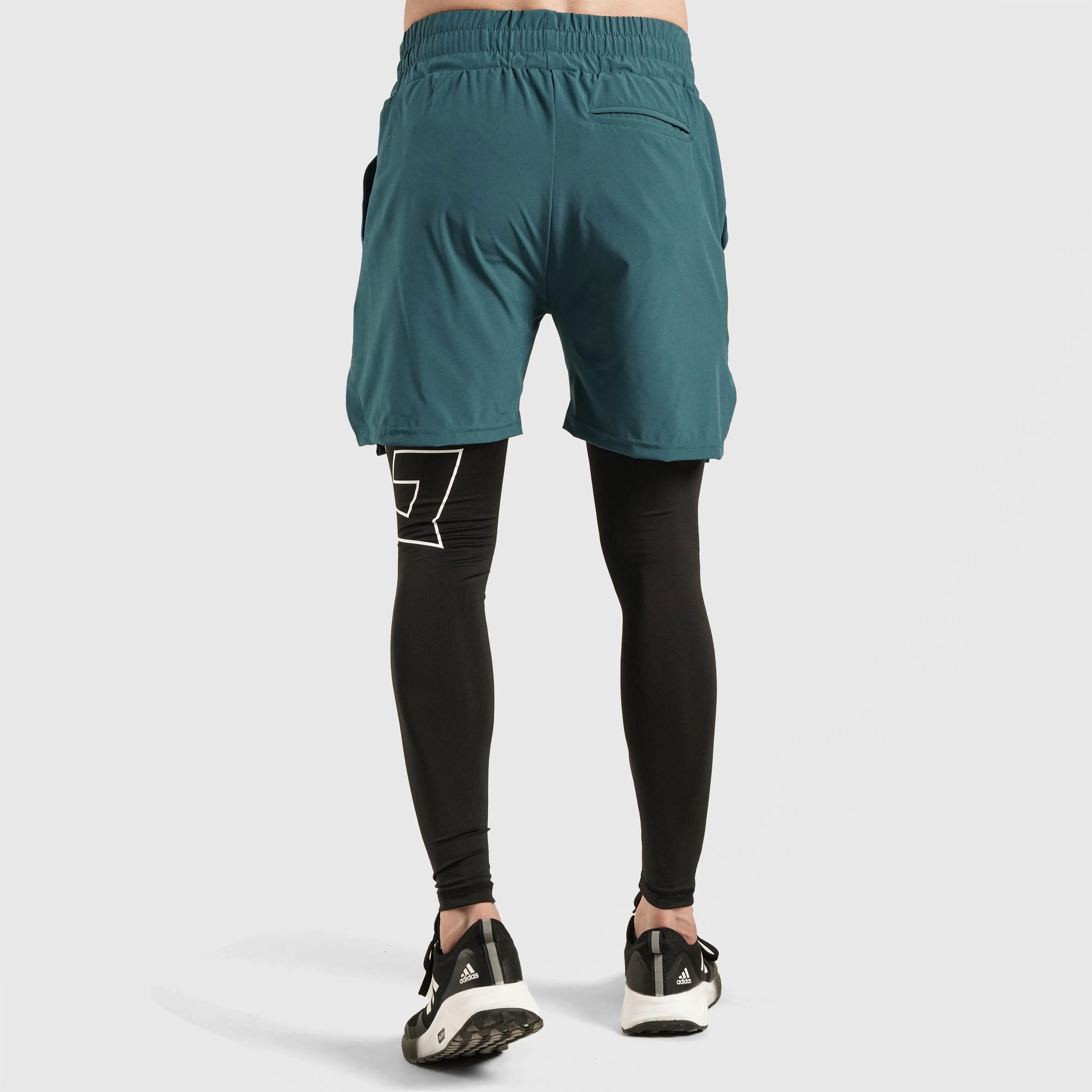 Dark Teal Ray Shorts