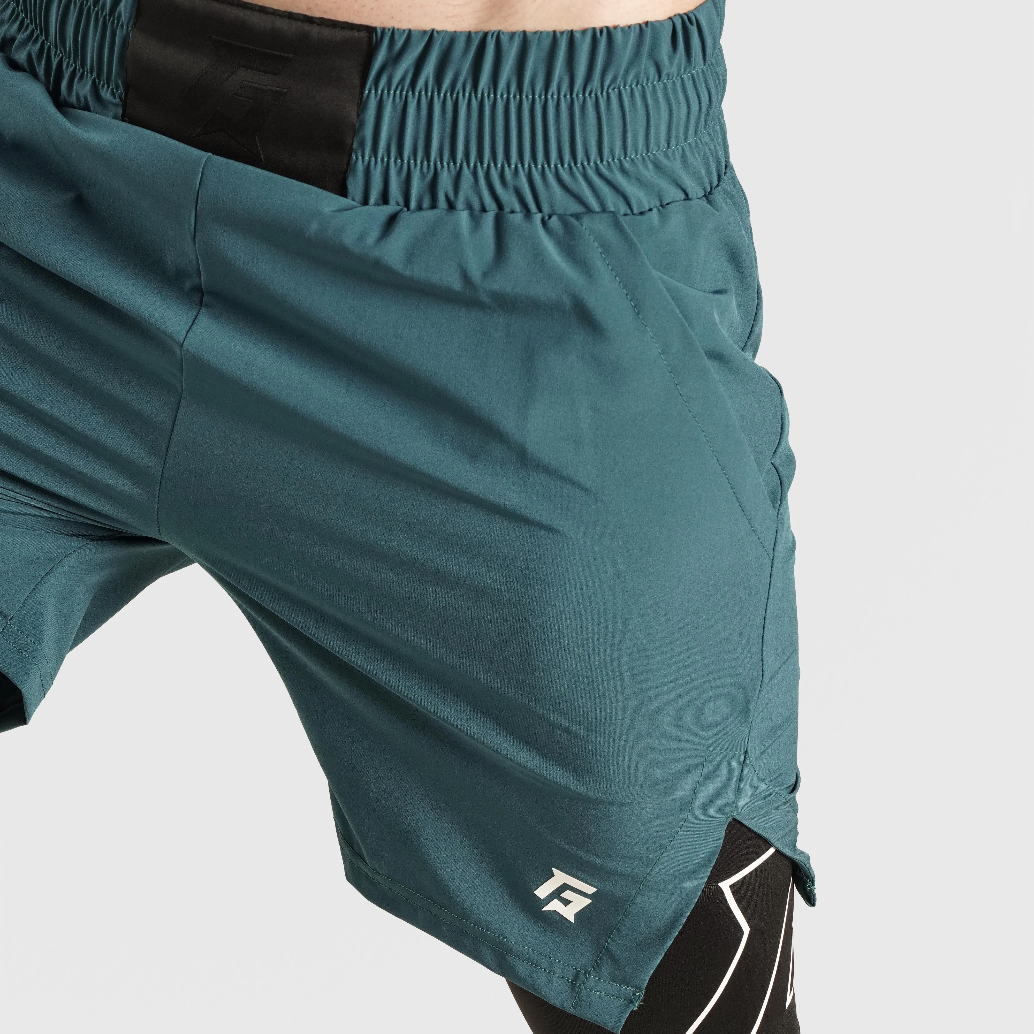 Dark Teal Ray Shorts