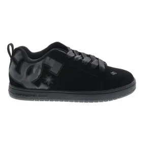 DC Court Graffik Black Nubuck Skate Sneakers for Men